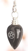 Pendel Onyx Tropfen/Pentagr.